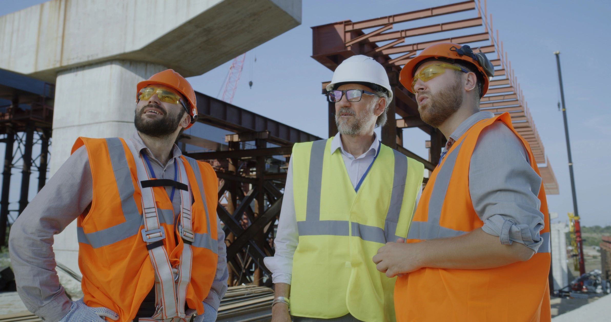 Construction professional on site representing client perspective